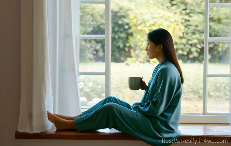 자기 표현을 촉진하는 소통 방법 - **Prompt 1: Serene Reflection and Inner Peace**
"A person in their late twenties to early thirti...