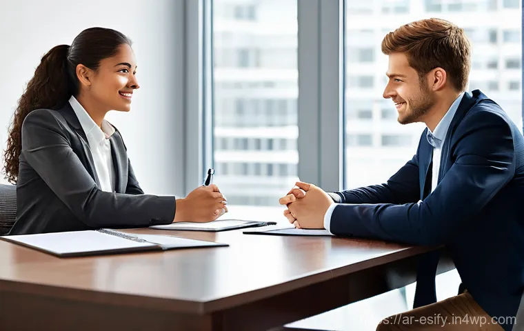 자기 표현을 촉진하는 소통 방법 - **Prompt 2: Empathetic Communication and Active Listening**
    "Two individuals, an adult male and ...